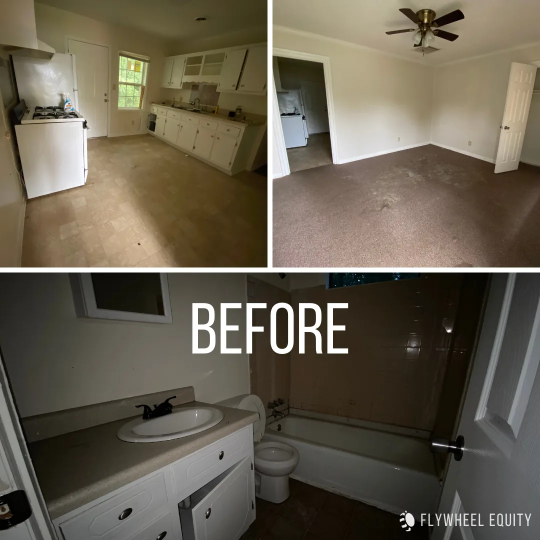 Vance St. unit before renovation