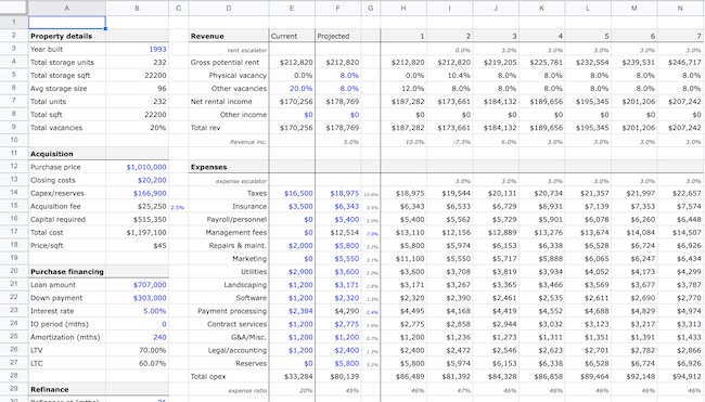 Introducing the Flywheel Equity Self Storage Deal Analyzer