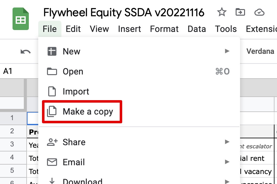 Make a copy of the SSDA